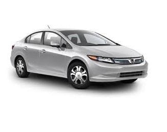 Picture of a silver Honda Civic Hybrid from a Phoenix body shop, Capitol Collision Repair, small claims lawsuit against Honda