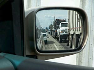 Side Mirror of Car