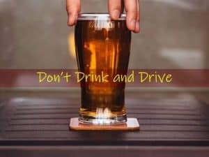 driving under the influence comes at a cost - don't drink and drive