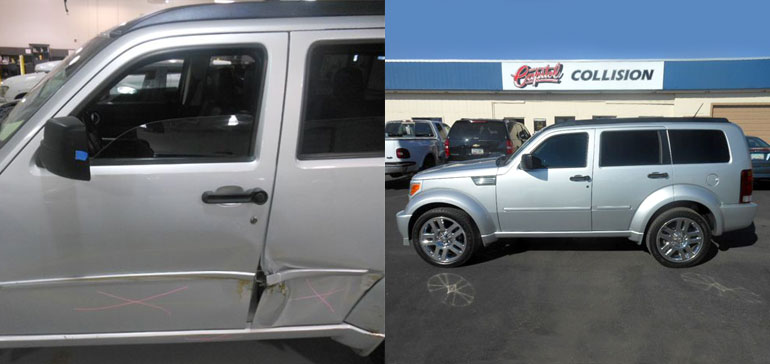 side end collision repair