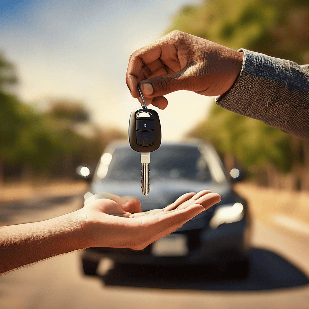 car key handoff