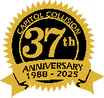 Capitol Collision Repair Anniversary Seal